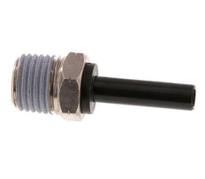 6mm x 1/4'' NPT Plug-in Fitting with Male Threads Brass/PA 66 NBR [2 Pieces]