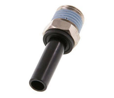 8mm x 1/4'' NPT Plug-in Fitting with Male Threads Brass/PA 66 NBR [2 Pieces]