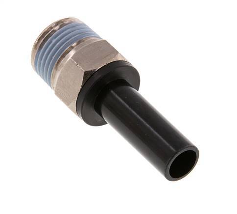10mm x 3/8'' NPT Plug-in Fitting with Male Threads Brass/PA 66 NBR [2 Pieces]