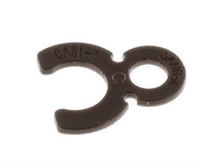 4 mm Collet Locking Clips for Push-in Fittings [50 Pieces]