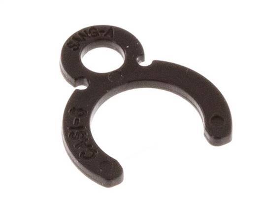 6 mm Collet Locking Clips for Push-in Fittings [50 Pieces]