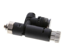 Pneumatic Pressure Regulator 4mm - M5 with Pressure Gauge