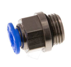 4mm x G1/8'' Push-in Fitting with Male Threads Brass/POM NBR Compact Design [5 Pieces]