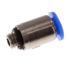 3mm x M 5 Push-in Fitting with Male Threads Brass/POM NBR Inner Hexagon Compact Design [5 Pieces]