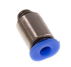 3mm x M 5 Push-in Fitting with Male Threads Brass/POM NBR Inner Hexagon Compact Design [5 Pieces]