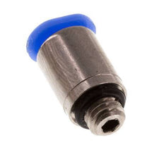 3mm x M 5 Push-in Fitting with Male Threads Brass/POM NBR Inner Hexagon Compact Design [5 Pieces]