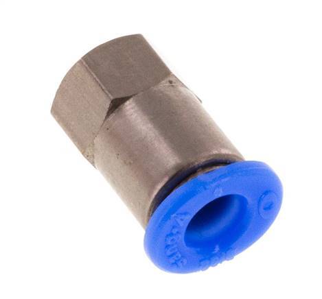 4mm x M 3 Push-in Fitting with Female Threads Steel/POM NBR Compact Design [2 Pieces]