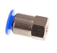 4mm x M 3 Push-in Fitting with Female Threads Steel/POM NBR Compact Design [2 Pieces]