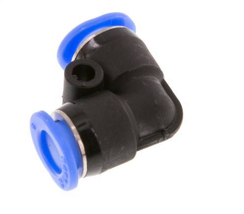 6mm 90deg Elbow Push-in Fitting PBT NBR Compact Design [2 Pieces]