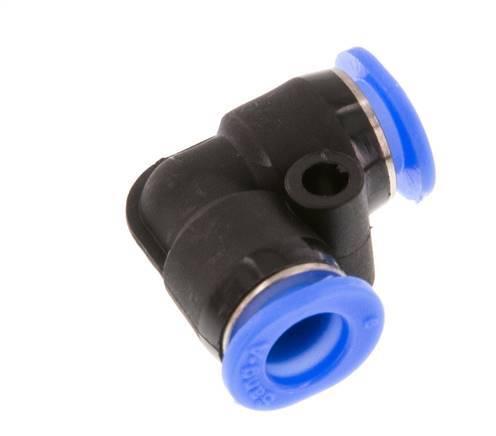 6mm 90deg Elbow Push-in Fitting PBT NBR Compact Design [2 Pieces]
