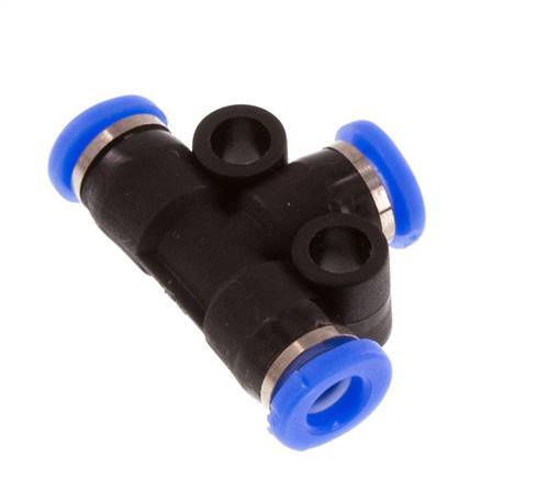 3mm Tee Push-in Fitting PBT NBR Compact Design [2 Pieces]