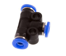 3mm Tee Push-in Fitting PBT NBR Compact Design [2 Pieces]