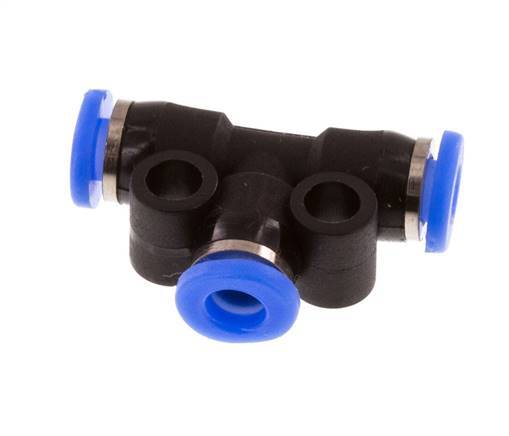 3mm Tee Push-in Fitting PBT NBR Compact Design [2 Pieces]