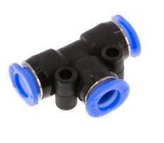 6mm Tee Push-in Fitting PBT NBR Compact Design [2 Pieces]