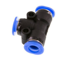 6mm Tee Push-in Fitting PBT NBR Compact Design [2 Pieces]