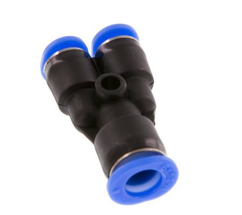 4mm x 6mm Y Push-in Fitting PBT NBR Compact Design [2 Pieces]