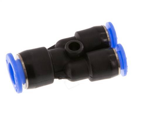 4mm x 6mm Y Push-in Fitting PBT NBR Compact Design [2 Pieces]