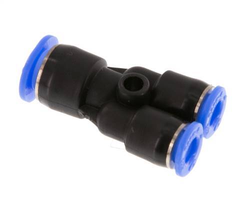 4mm x 6mm Y Push-in Fitting PBT NBR Compact Design [2 Pieces]