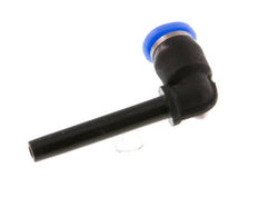 3mm x 3mm 90deg Elbow Push-in Fitting with Plug-in PBT NBR Compact Design [2 Pieces]