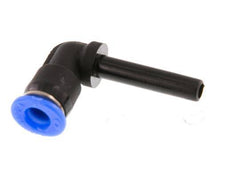 4mm x 4mm 90deg Elbow Push-in Fitting with Plug-in PBT NBR Compact Design [2 Pieces]