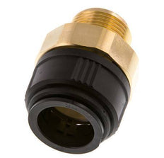 28mm x R1'' Push-in Fitting with Male Threads Brass/POM NBR