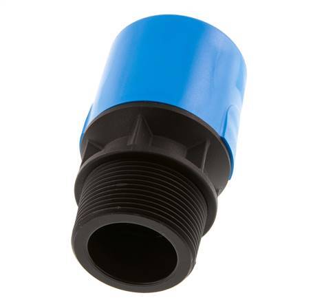 32mm x R1 1/2'' Push-in Fitting with Male Threads PA/POM NBR
