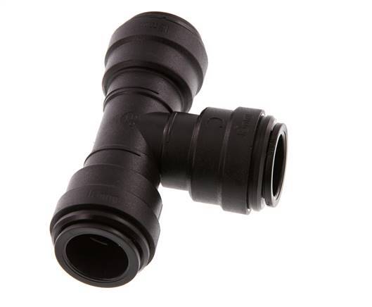 18mm Tee Push-in Fitting POM NBR FDA