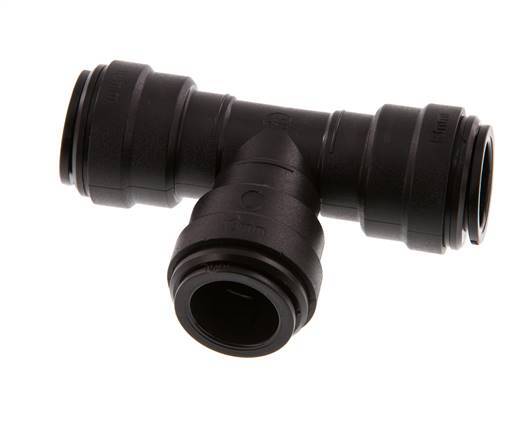 18mm Tee Push-in Fitting POM NBR FDA