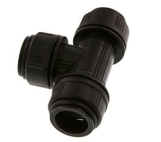 28mm Tee Push-in Fitting Brass/POM NBR FDA
