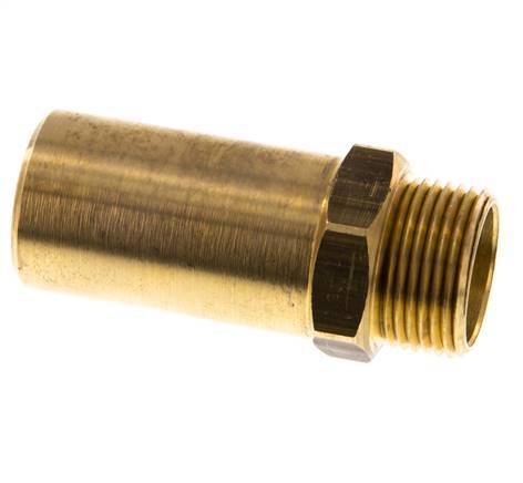 28mm x G3/4'' Plug-in Fitting with Male Threads Brass