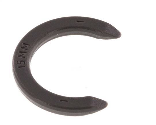 15 mm Collet Locking Clips for Push-in Fittings [20 Pieces]