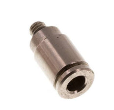 3mm x M 3 Push-in Fitting with Male Threads Brass NBR [2 Pieces]