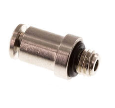 3mm x M 5 Push-in Fitting with Male Threads Brass NBR [2 Pieces]