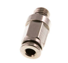 4mm x M 7 Push-in Fitting with Male Threads Brass NBR [5 Pieces]