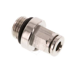 4mm x M 10 x 1 Push-in Fitting with Male Threads Brass NBR [2 Pieces]