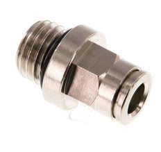 6mm x M 12 x 1.5 Push-in Fitting with Male Threads Brass NBR [2 Pieces]