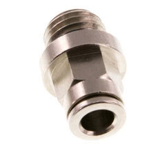6mm x M 12 x 1.5 Push-in Fitting with Male Threads Brass NBR [2 Pieces]