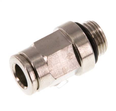 6mm x G1/8'' Push-in Fitting with Male Threads Brass NBR [5 Pieces]