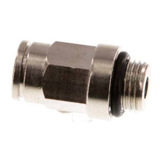6mm x G1/8'' Push-in Fitting with Male Threads Brass NBR [5 Pieces]