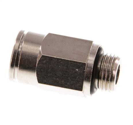 8mm x G1/8'' Push-in Fitting with Male Threads Brass NBR [5 Pieces]