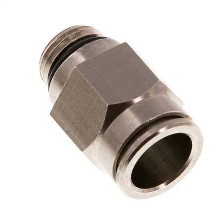 12mm x G1/4'' Push-in Fitting with Male Threads Brass NBR [2 Pieces]