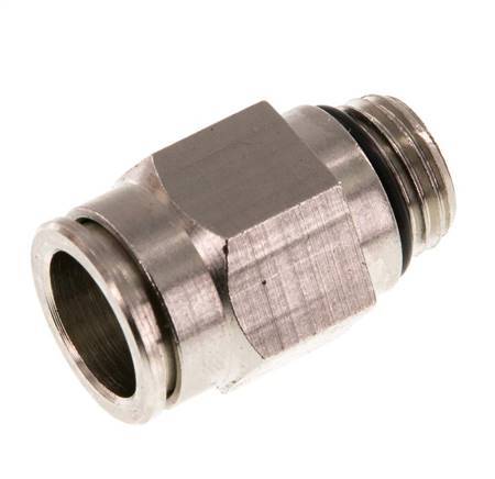 12mm x G1/4'' Push-in Fitting with Male Threads Brass NBR [2 Pieces]