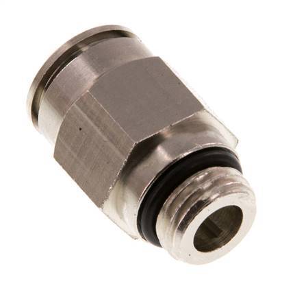 12mm x G1/4'' Push-in Fitting with Male Threads Brass NBR [2 Pieces]