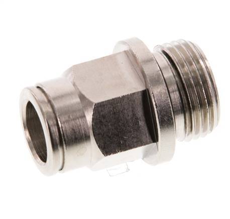10mm x G3/8'' Push-in Fitting with Male Threads Brass NBR [2 Pieces]