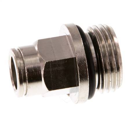 10mm x G1/2'' Push-in Fitting with Male Threads Brass NBR [2 Pieces]