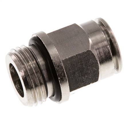 14mm x G1/2'' Push-in Fitting with Male Threads Brass NBR
