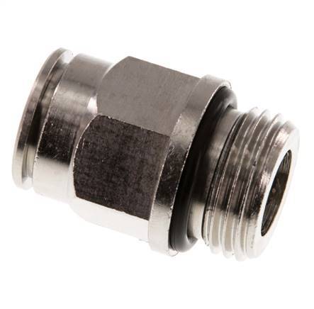 14mm x G1/2'' Push-in Fitting with Male Threads Brass NBR