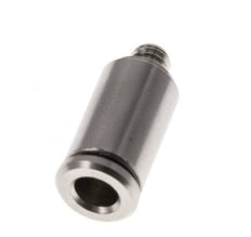 5mm x M 5 Push-in Fitting with Male Threads Brass FKM [2 Pieces]