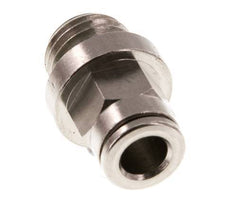 6mm x M 12 x 1.5 Push-in Fitting with Male Threads Brass FKM [2 Pieces]
