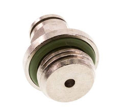 4mm x G1/4'' Push-in Fitting with Male Threads Brass FKM [2 Pieces]